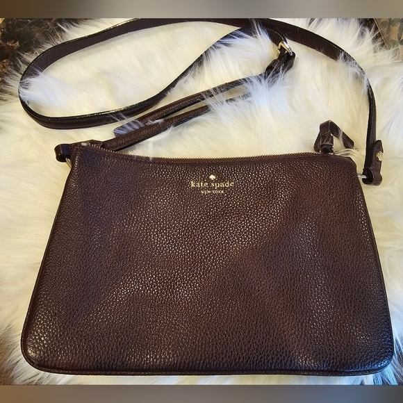 kate spade Handbags - Kate Spade Triple Husset Cherrywood Crossbody Bag